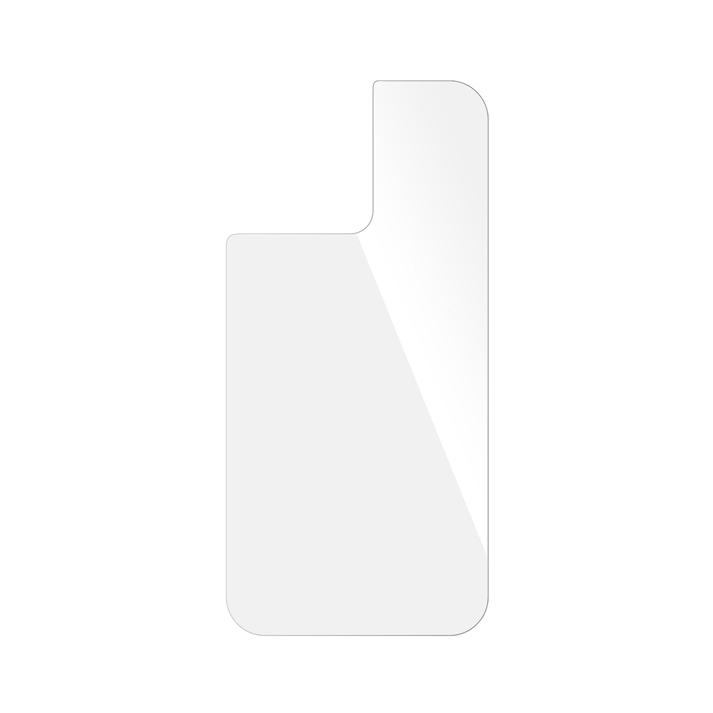 dipos Displayschutz für Apple iPhone 15 Pro Rückseite, transparente Oberfläche, geringe Dicke und perfekte Passform