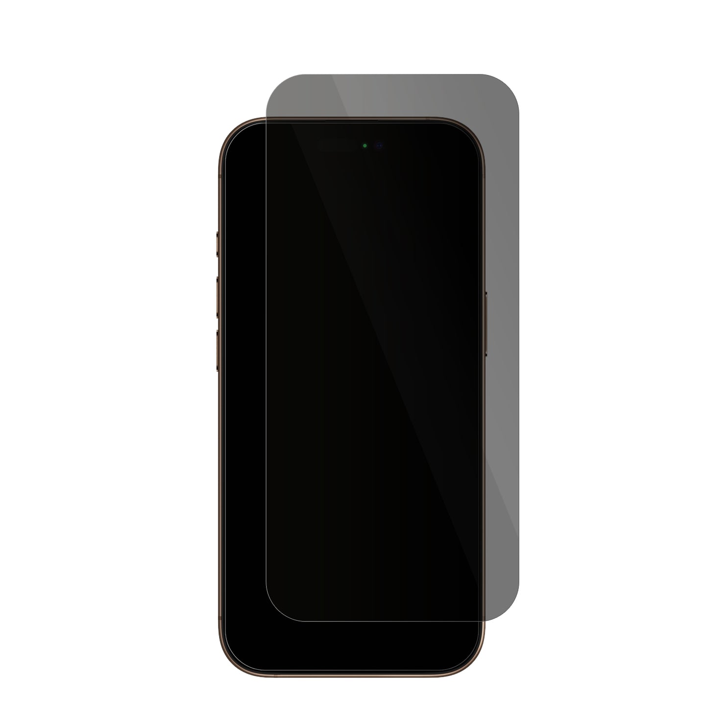 dipos Displayschutz für Apple iPhone 16 Pro Max, mit Blickschutzfilter und perfekter Passform auch für die Rundungen