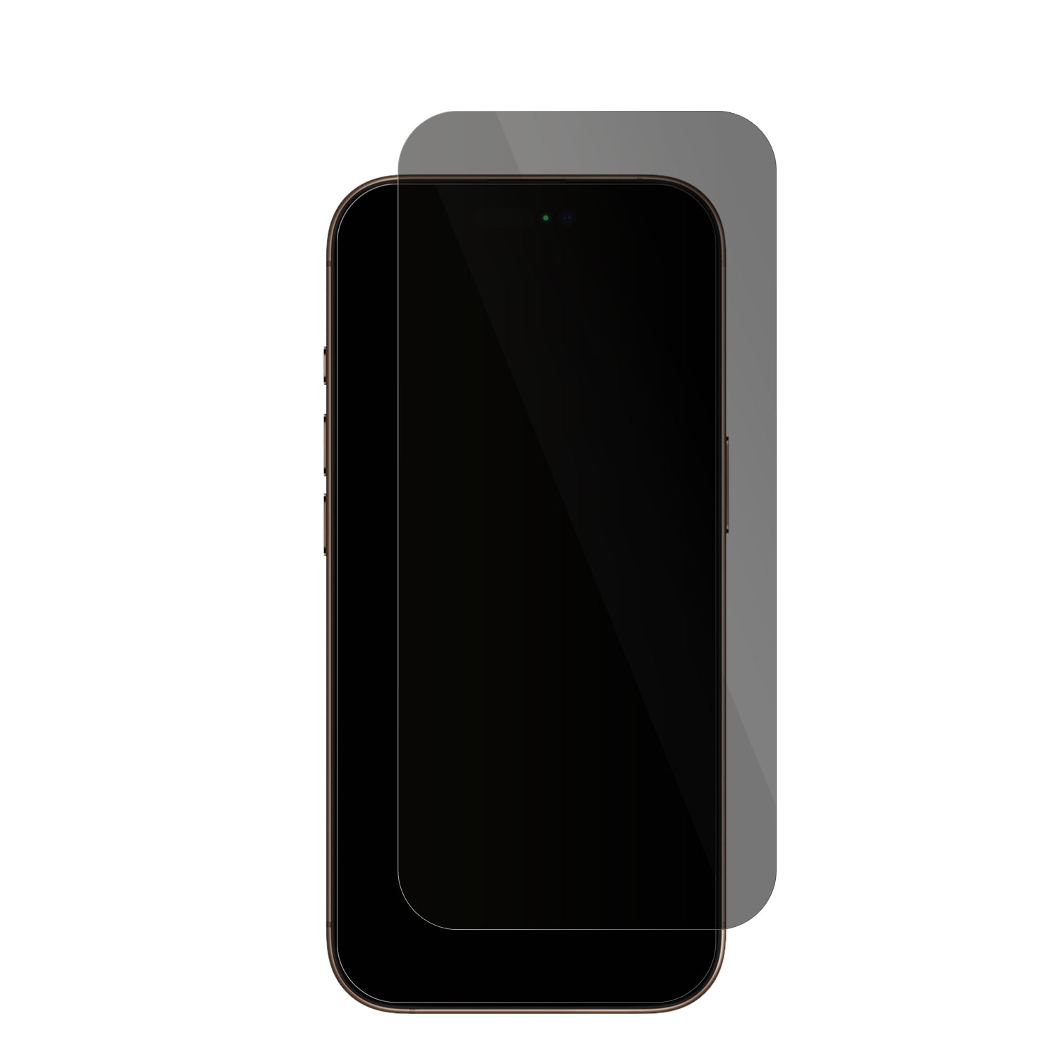 dipos Displayschutz für Apple iPhone 16 Pro Max, mit Blickschutzfilter und perfekter Passform auch für die Rundungen