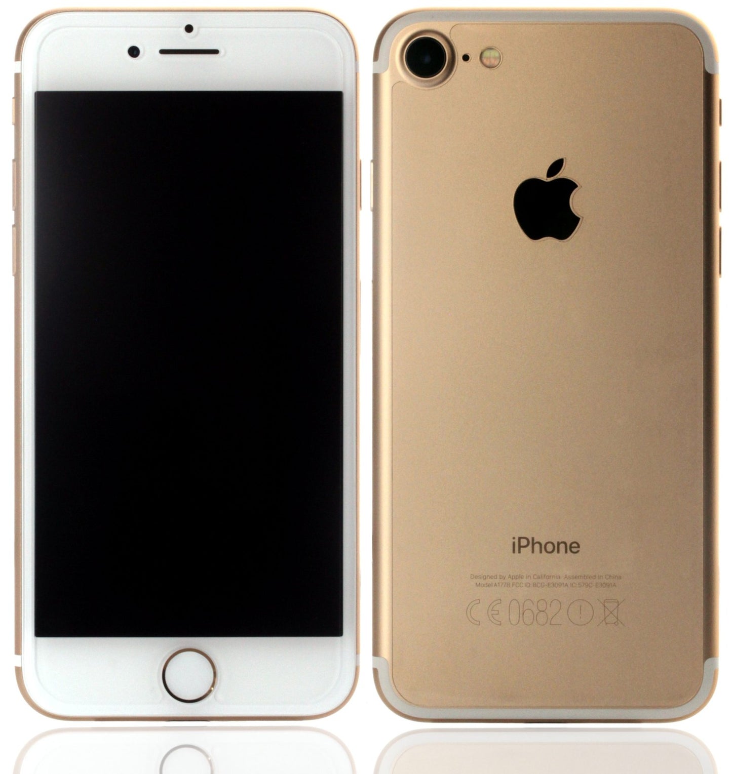 dipos Displayschutz für Apple iPhone 7 Plus, transparente Oberfläche, perfekte Passform auch für die Rundungen