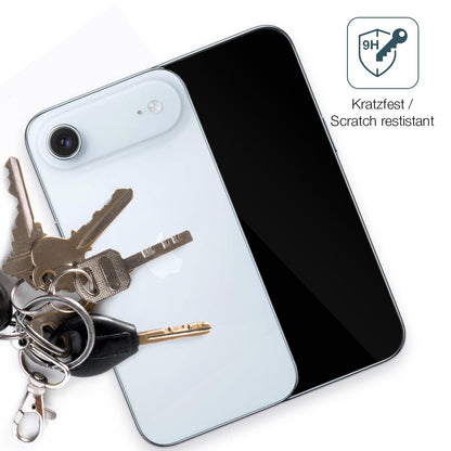 dipos Displayschutz für Apple iPhone Air mit Kameraschutz, transparente Oberfläche, perfekte Passform auch für die Rundungen