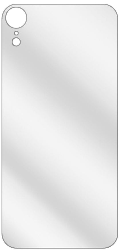 dipos Displayschutz für Apple iPhone XR Rückseite, transparente Oberfläche, geringe Dicke und perfekte Passform