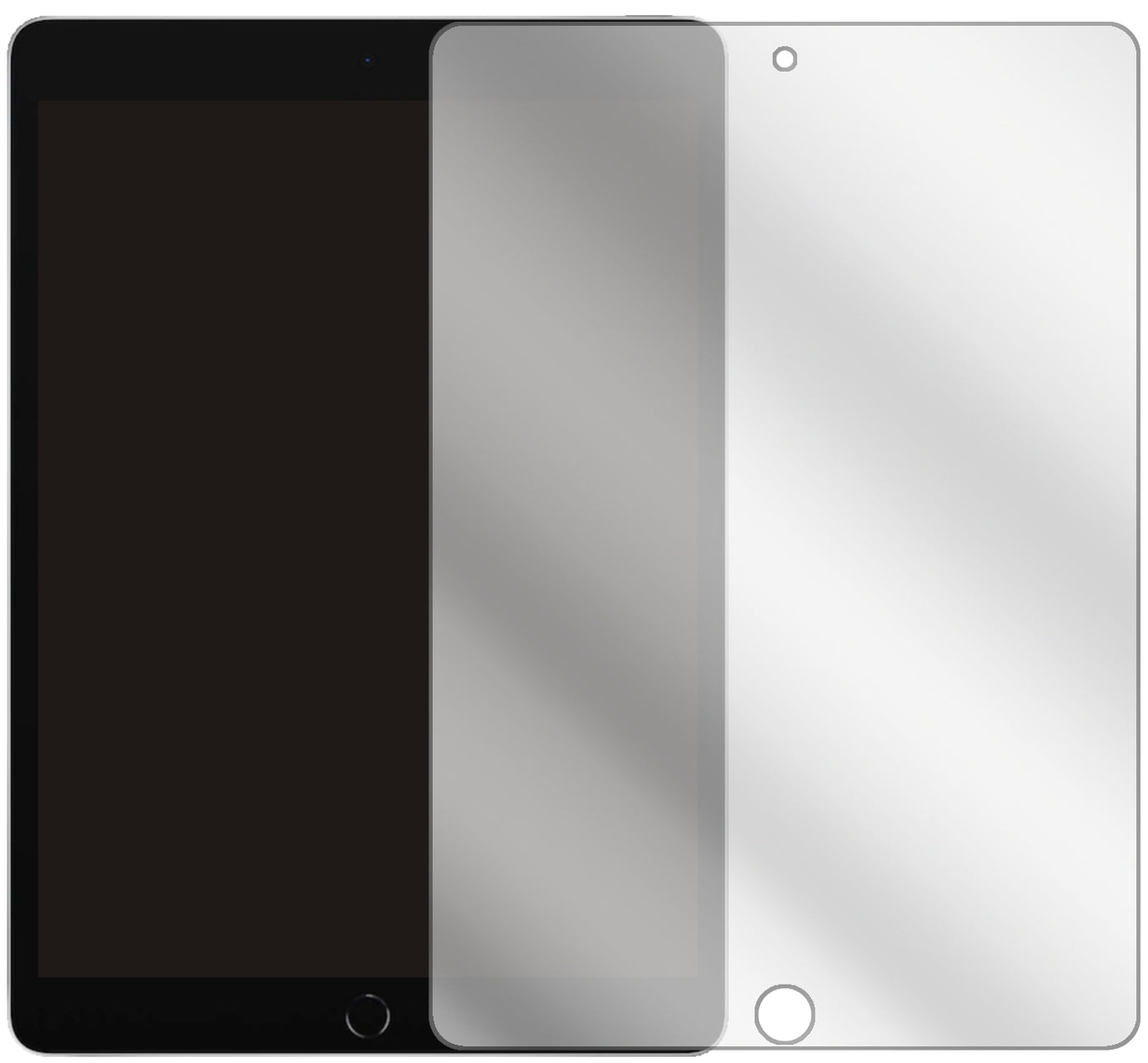 1x Schutzfolie klar für Apple iPad 10.2 Zoll (2021) Display-Schutzfolie