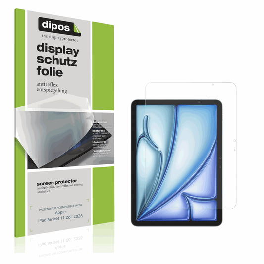 2x Schutzfolie matt für Apple iPad Air M4 11 Zoll 2026 Display-Schutzfolie