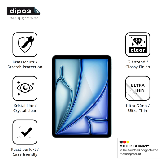 Displayschutz hergestellt in Deutschland, höchste Qualität made in Germany