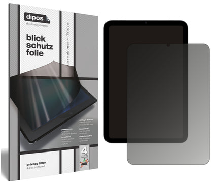 Blickschutzfolie für Apple iPad mini 6 matt Schutzfolie Privacy