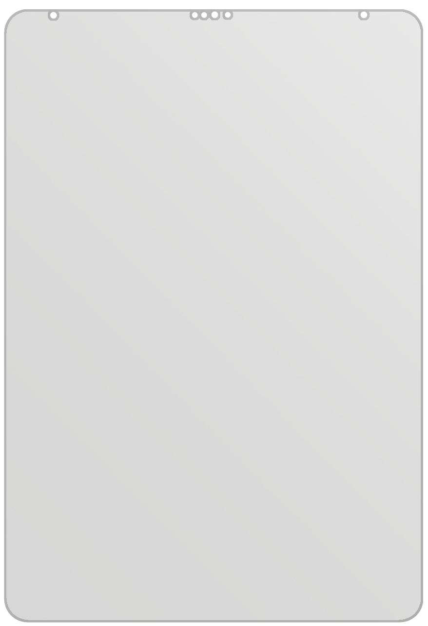 1x Schutzfolie matt für Apple iPad Pro 11 Zoll LTE (2020) Display-Schutzfolie