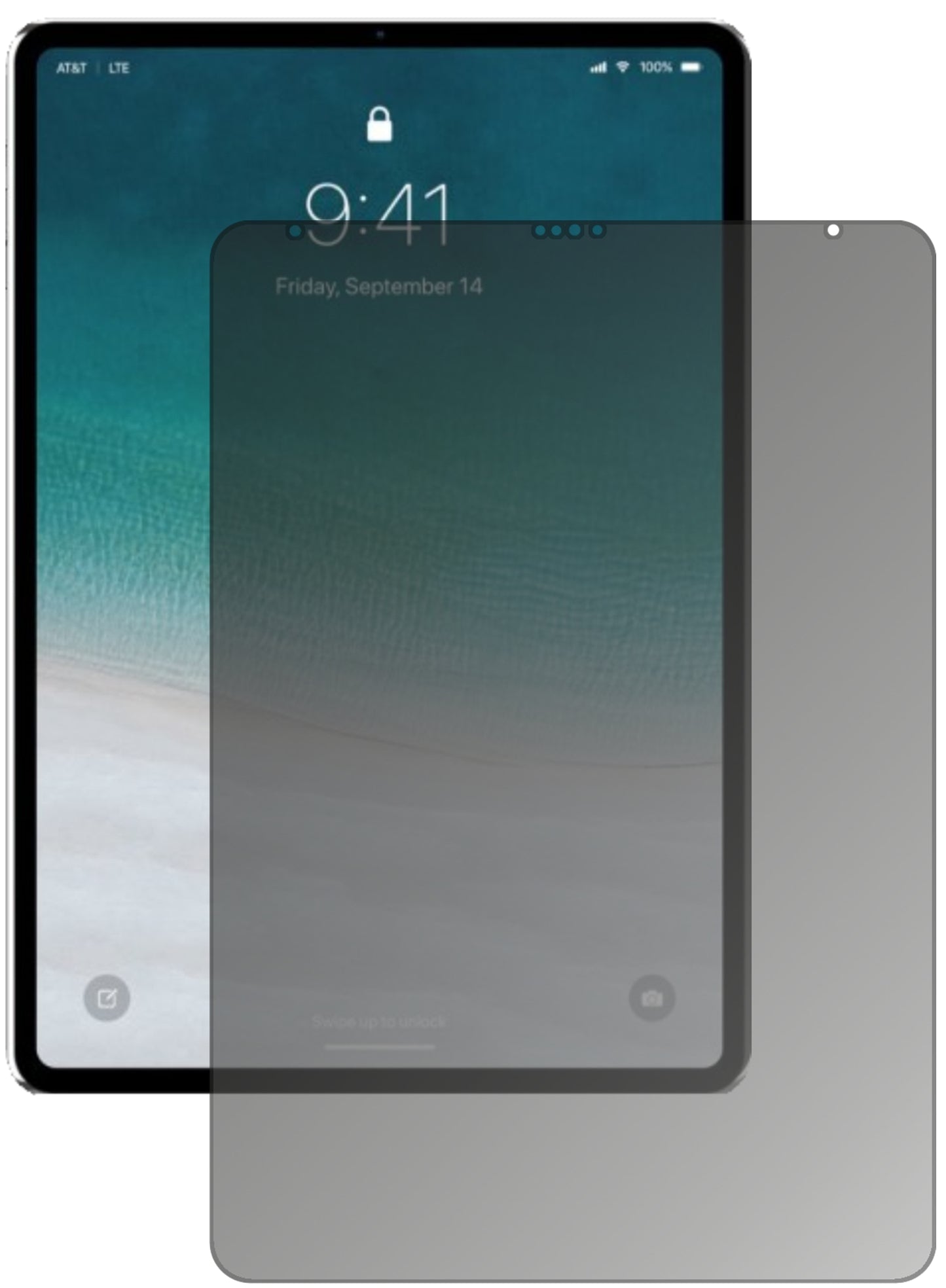 Blickschutzfolie für Apple iPad Pro 11 Zoll Wifi (2020) matt Schutzfolie Privacy