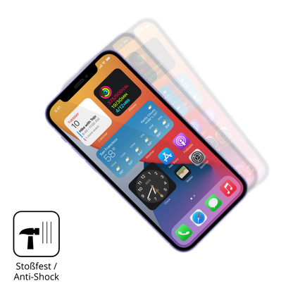 Schutz gegen Kratzer auf dem Apple iPhone 12 Glas durch Schlüssel oder Ähnliches