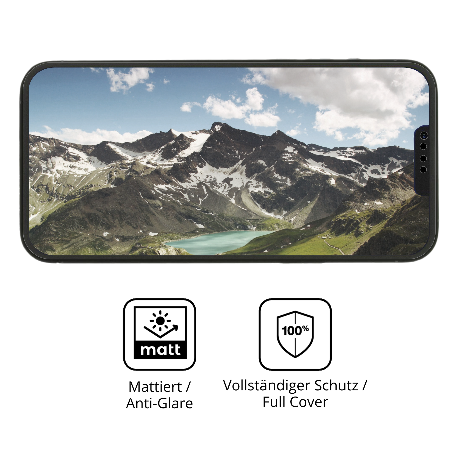 Flexible TPU-Folie passend zugeschnitten für Apple iPhone 14, vollständige Abdeckung