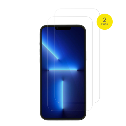 AppleiPhone 13 Pro mit aufgebrachter dipos Displayschutzfolie, glasklare Darstellung ohne Einschränkungen