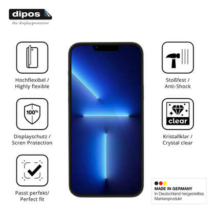 Displayschutz hergestellt in Deutschland, höchste Qualität made in Germany