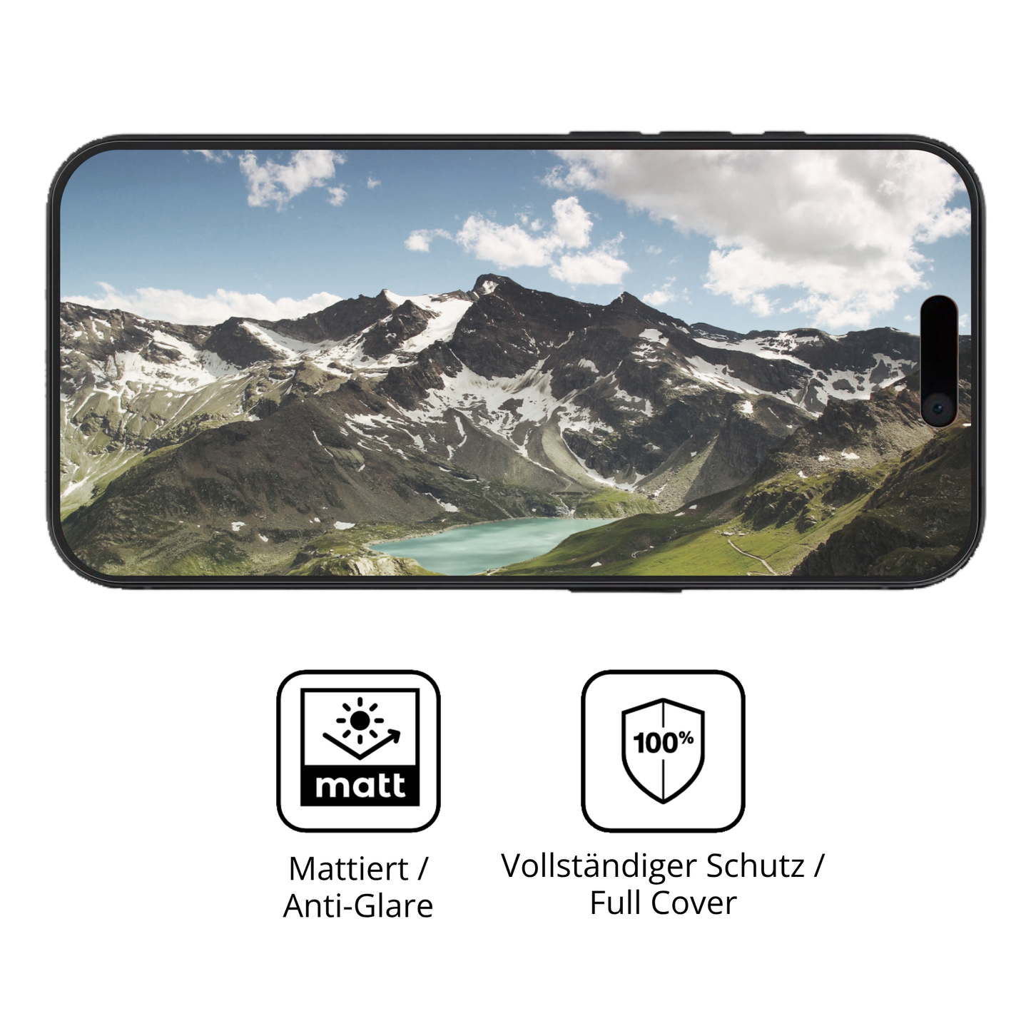 Flexible TPU-Folie passend zugeschnitten für Apple iPhone 15 Pro Max, vollständige Abdeckung