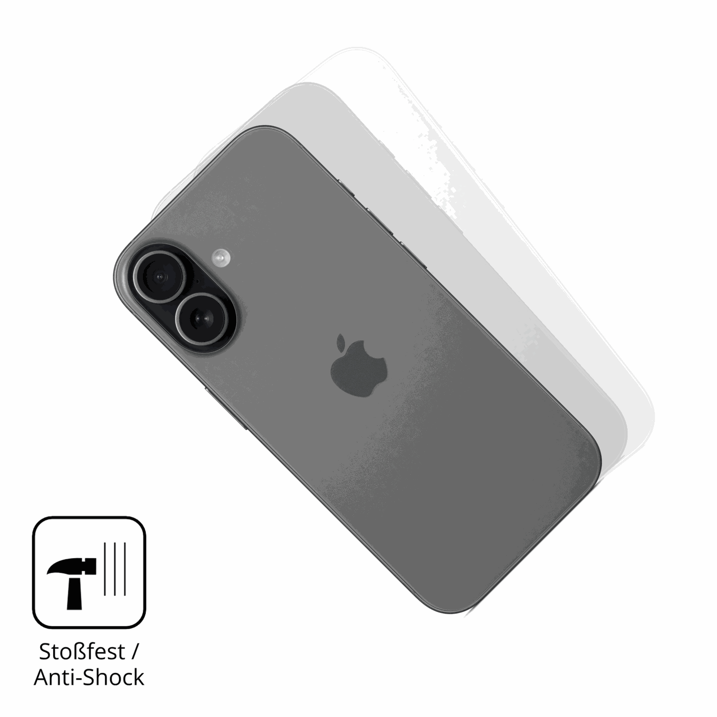 Schutz gegen Kratzer auf dem Apple iPhone 17 Rückseite Glas durch Schlüssel, Stöße gegen die Tischkante oder Stürze