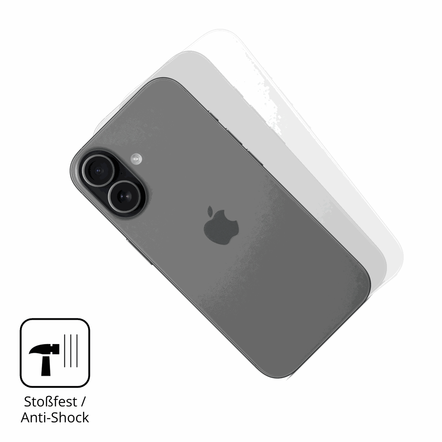Schutz gegen Kratzer auf dem Apple iPhone 17 Rückseite Glas durch Schlüssel, Stöße gegen die Tischkante oder Stürze