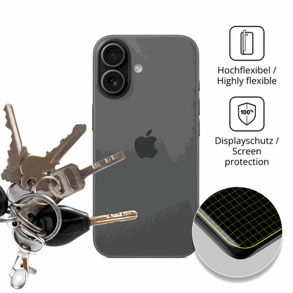dipos Displayschutz für Apple iPhone 17 Rückseite, transparente Oberfläche, geringe Dicke und perfekte Passform