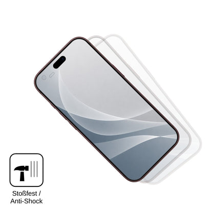 2x 9H Schutzfolie matt für Apple iPhone 18 Pro Max Panzerfolie