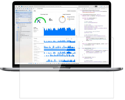 1x 9H Schutzfolie für Apple MacBook Pro 13 Zoll (2019) Panzerfolie
