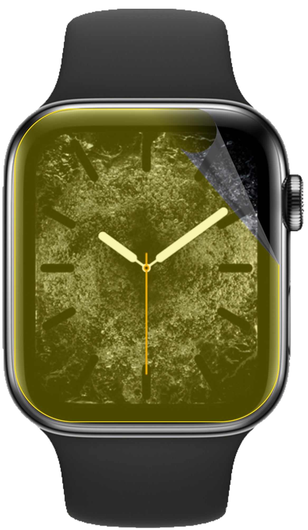 dipos Displayschutz für Apple Watch Series 5 (44mm), transparente Oberfläche, geringe Dicke und perfekte Passform