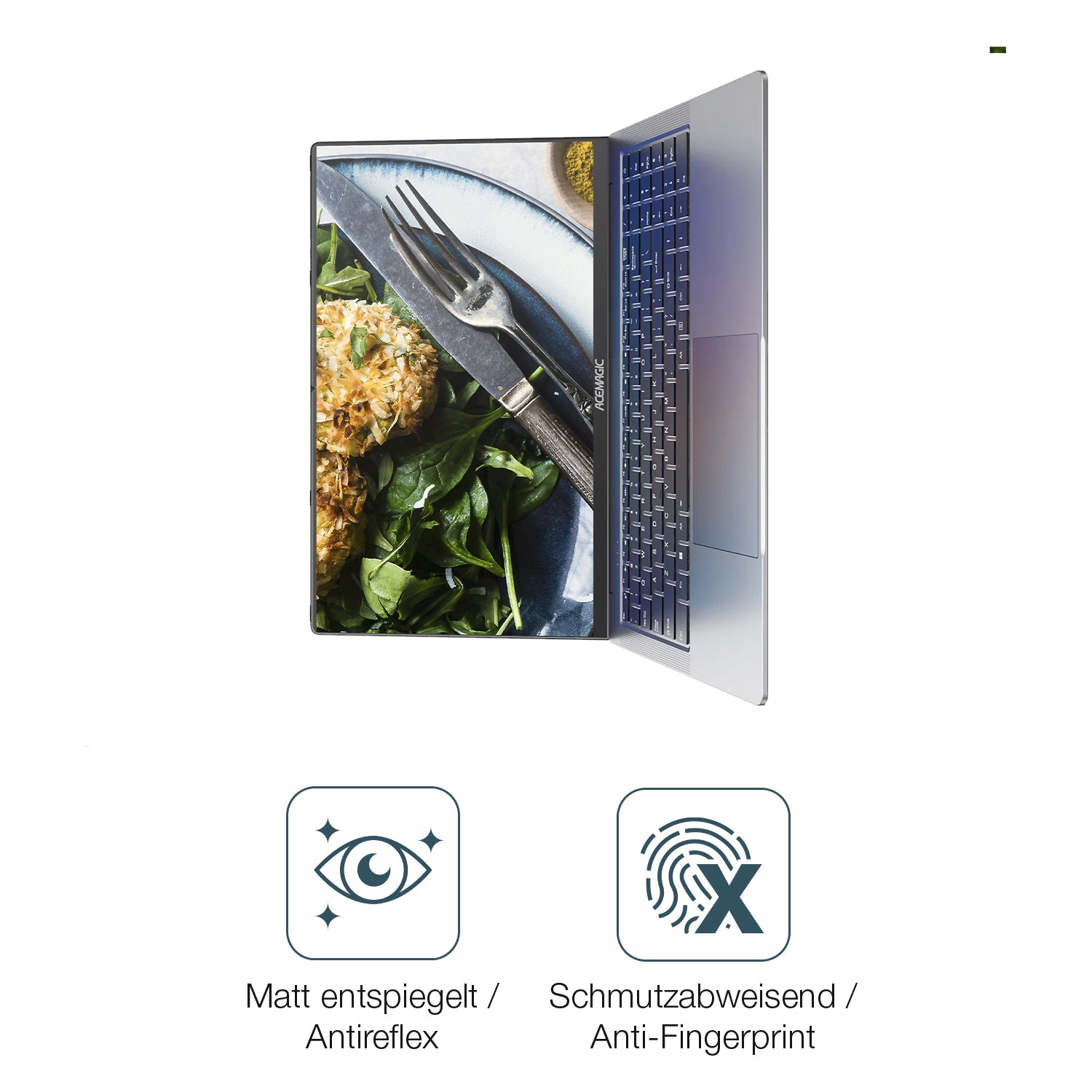 9H Hartbeschichtete, flexible Folie passend zugeschnitten für Acemagic AX16