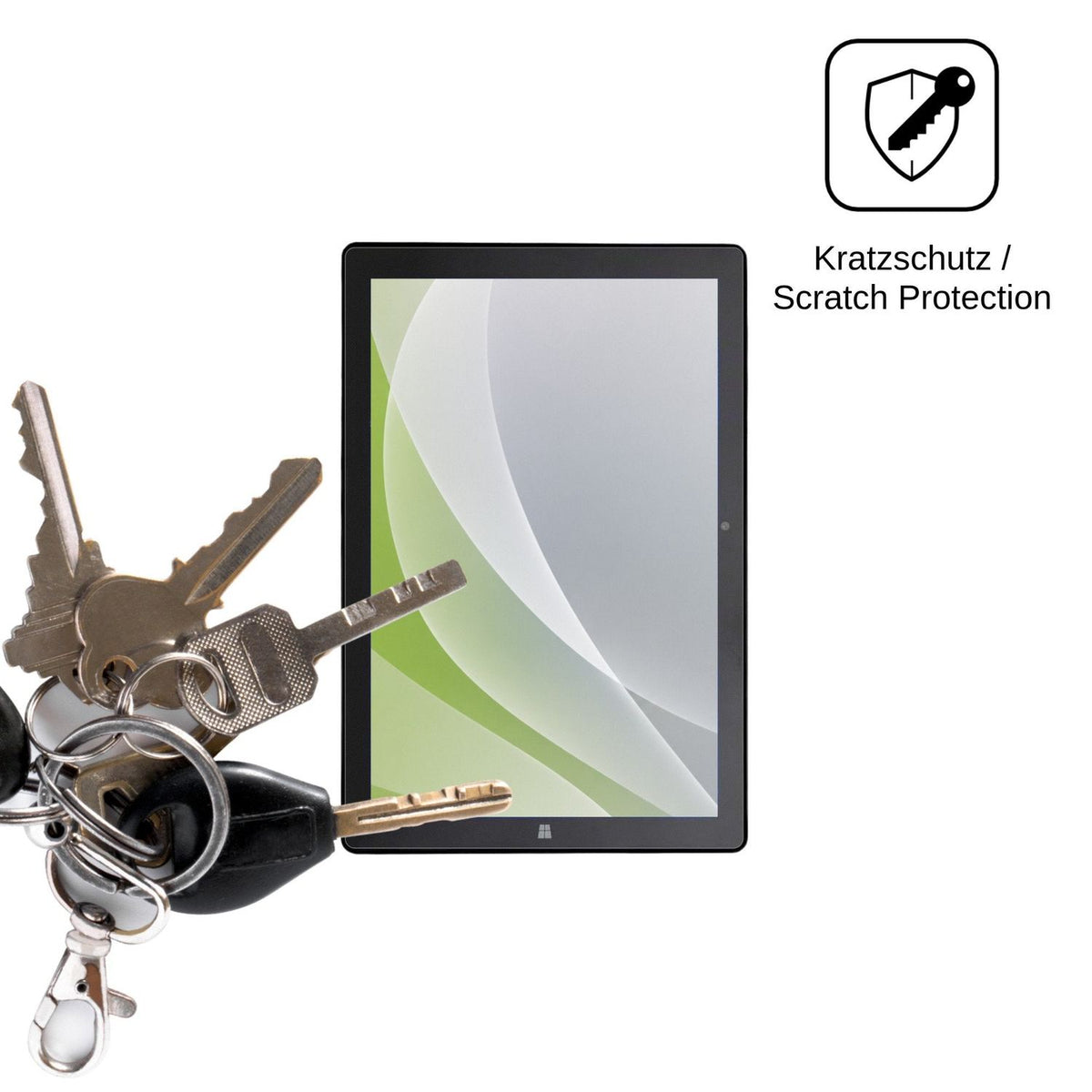 2x Schutzfolie matt für AWOW Wi-10 Home Display-Schutzfolie