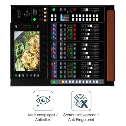 9H Hartbeschichtete, flexible Folie passend zugeschnitten für Behringer Wing Compact