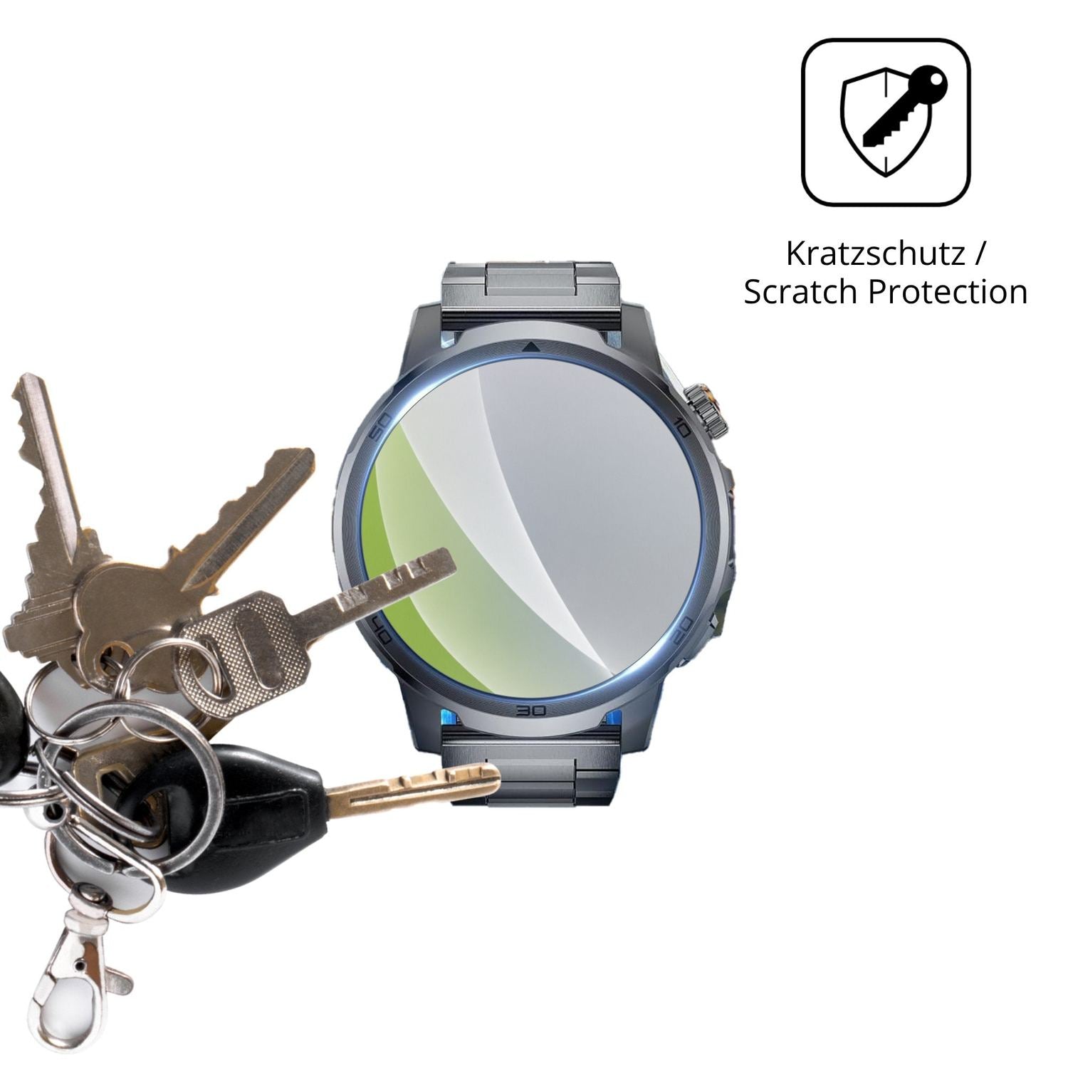 Schutz gegen Kratzer auf dem BENYAR SMART EF19 Glas durch Schlüssel oder Ähnliches