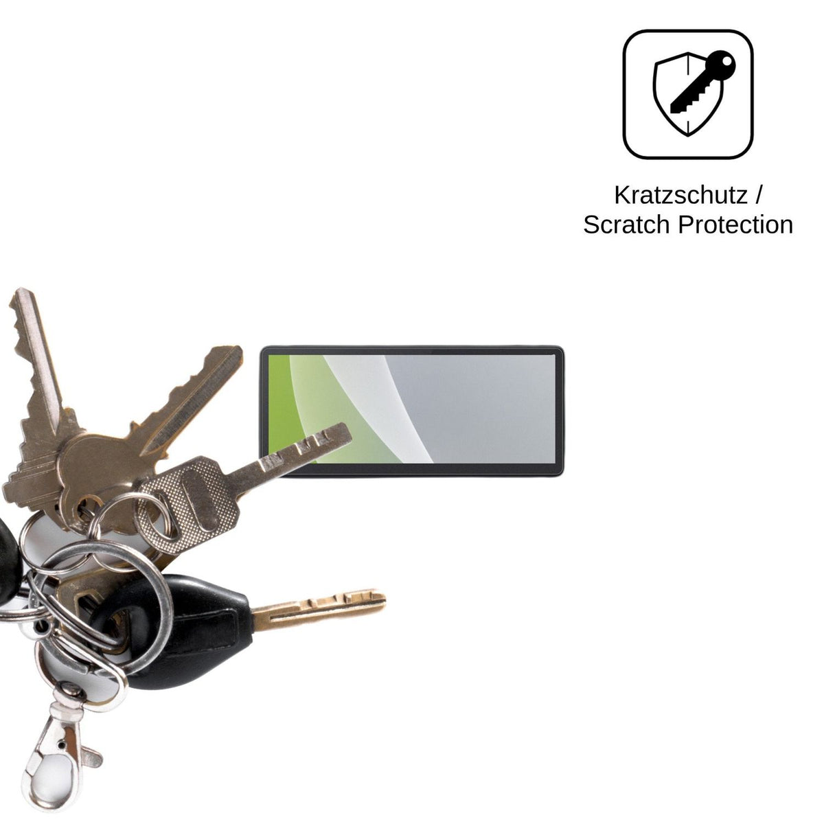 2x Schutzfolie matt für CarpodGo T4 Plus Display-Schutzfolie