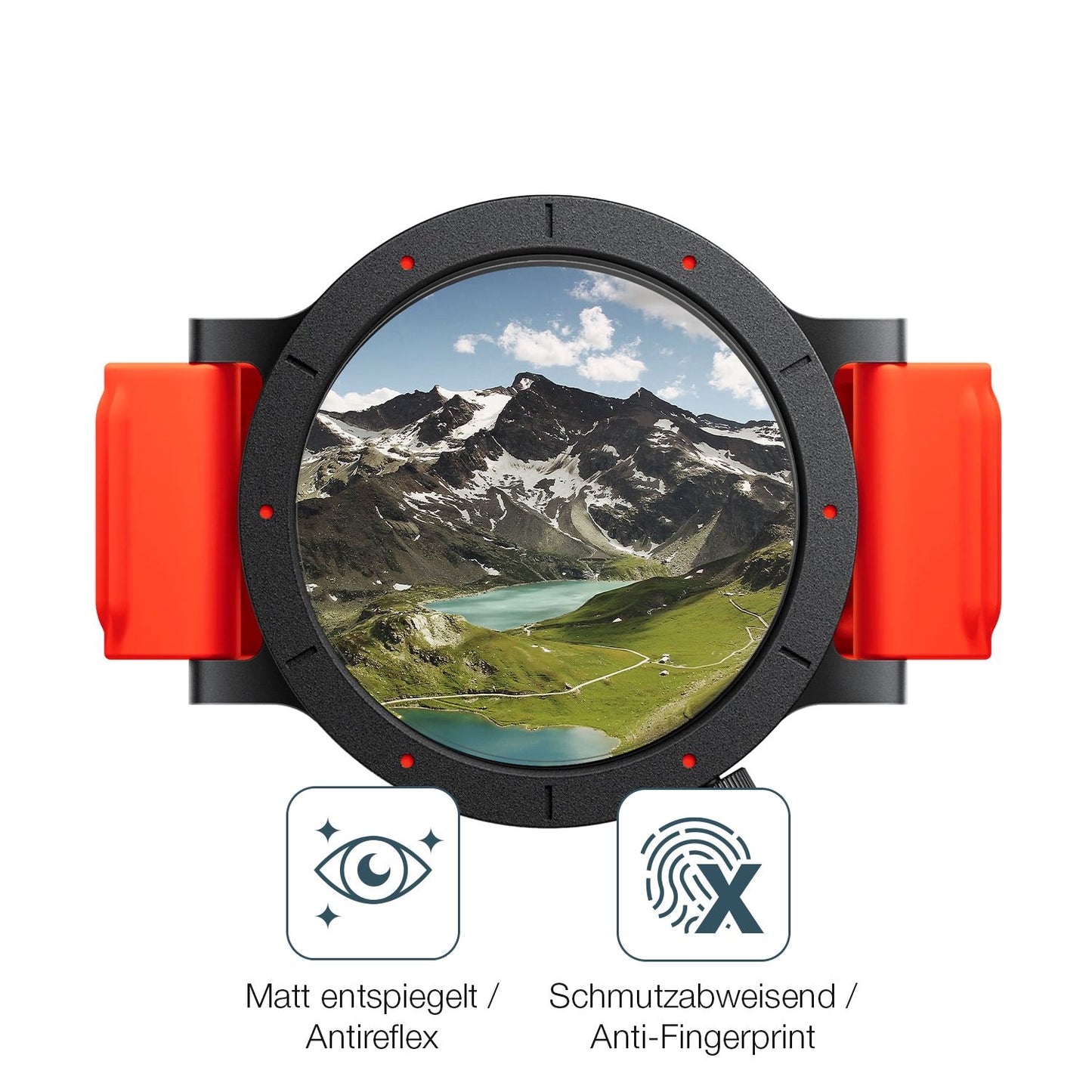 9H Hartbeschichtete, flexible Folie passend zugeschnitten für CMF Watch 3 Pro