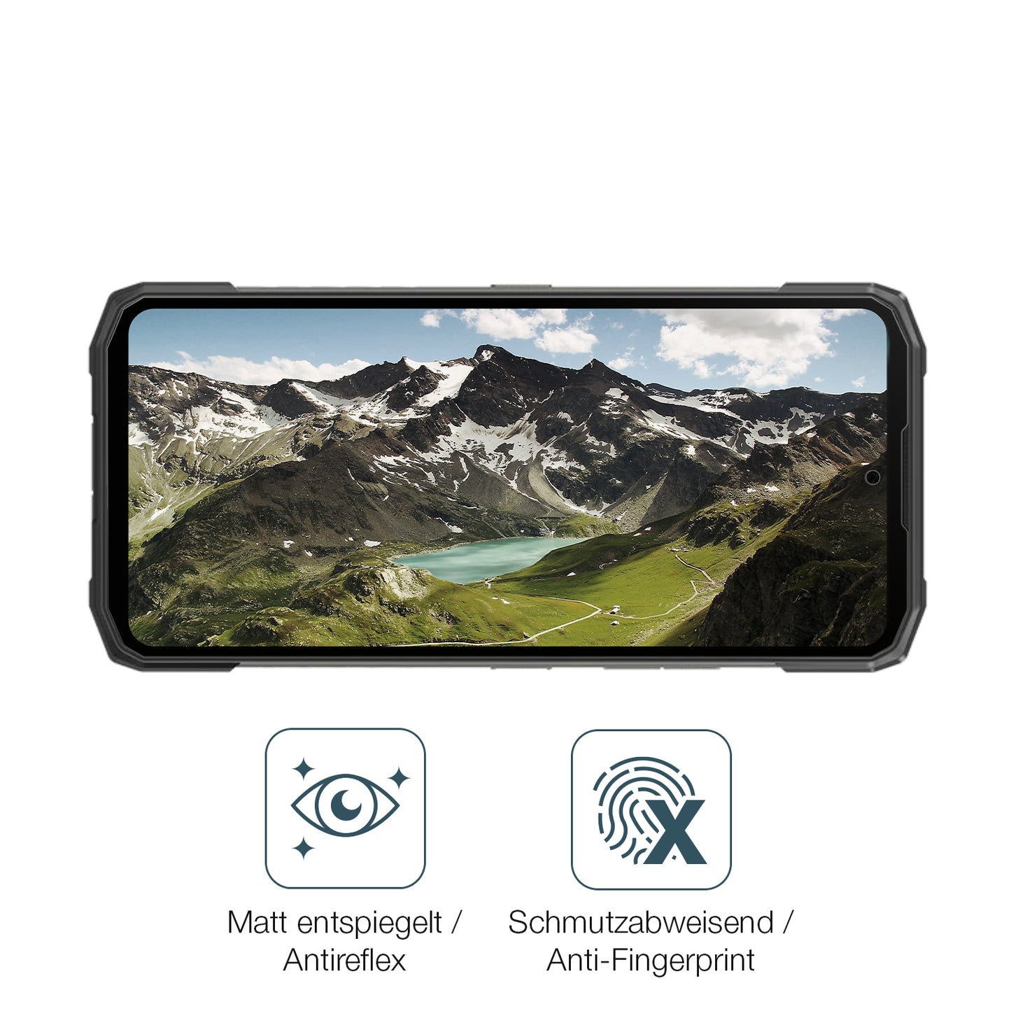 9H Hartbeschichtete, flexible Folie passend zugeschnitten für Doogee Blade 10 Energy
