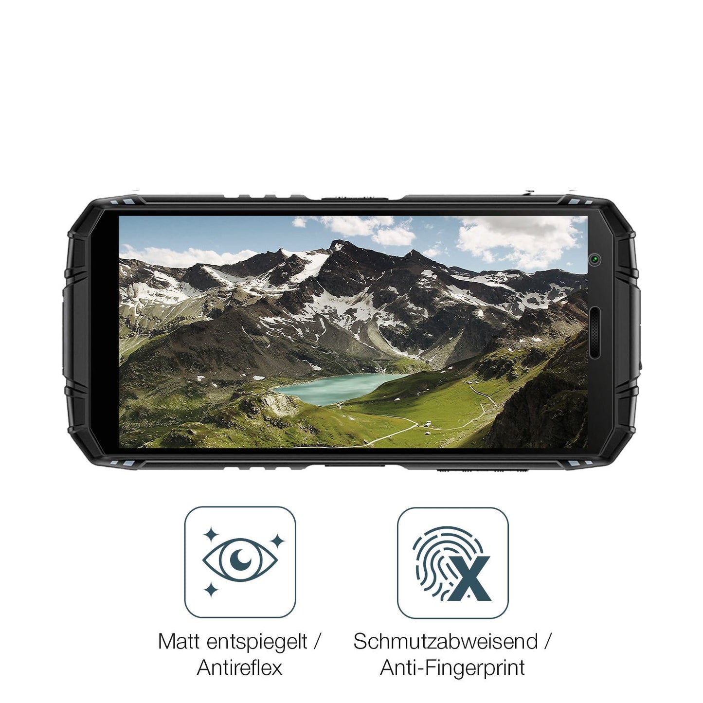 Schutz gegen Kratzer auf dem Doogee Fire 3 Outdoor Glas durch Schlüssel oder Ähnliches