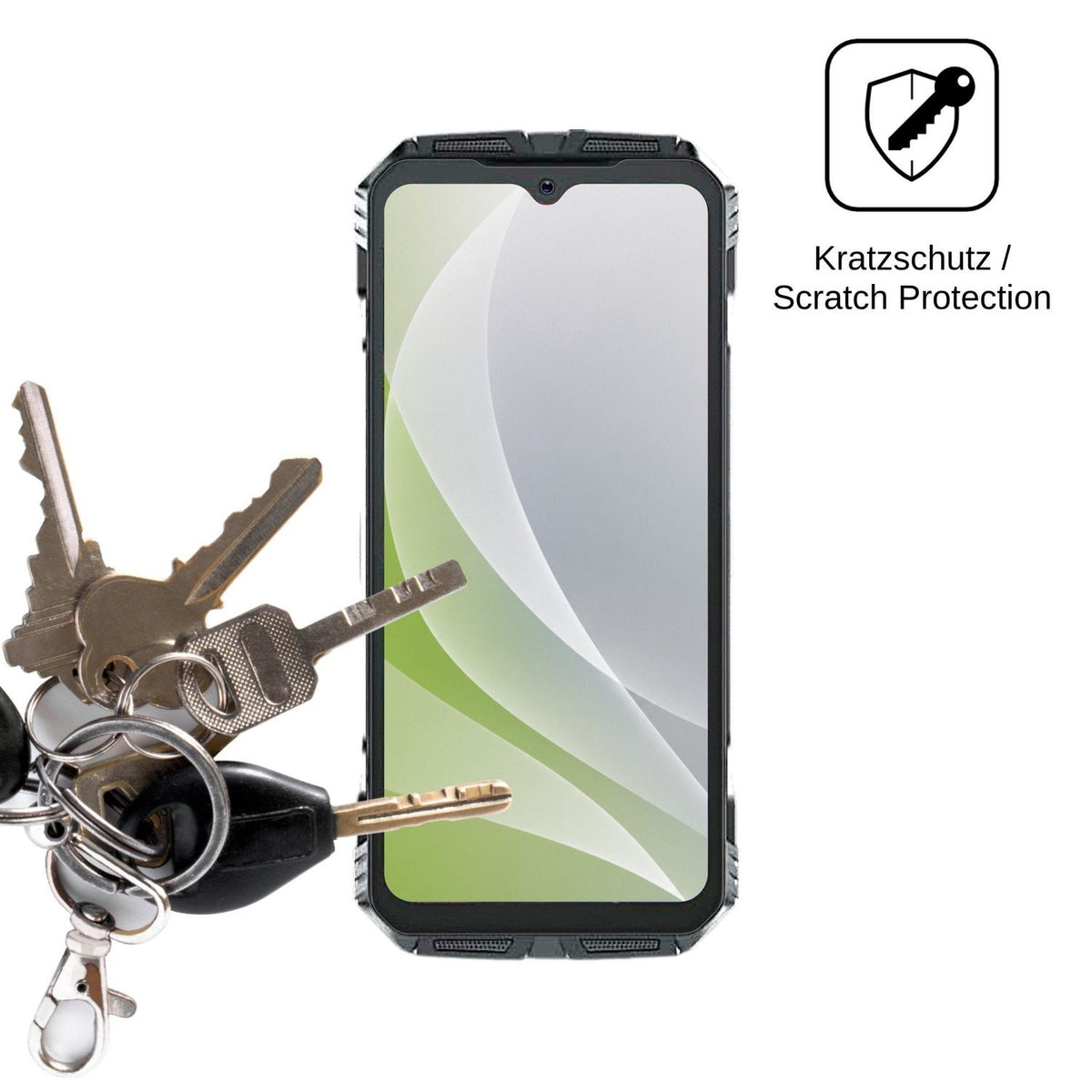 4x Schutzfolie matt für Doogee S118 Plus Display-Schutzfolie