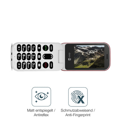 9H Hartbeschichtete, flexible Folie passend zugeschnitten für Doro 6040