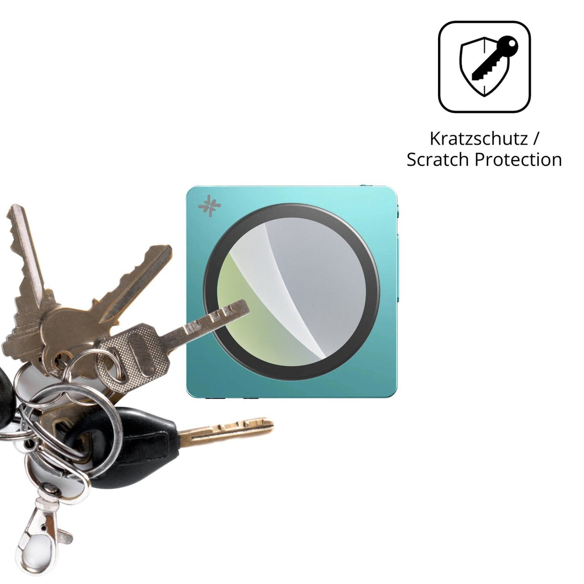 Schutz gegen Kratzer auf dem FiiO SnowSky Disc Glas durch Schlüssel oder Ähnliches