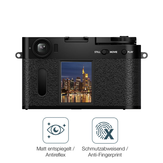 9H Hartbeschichtete, flexible Folie passend zugeschnitten für Fujifilm X-HF1