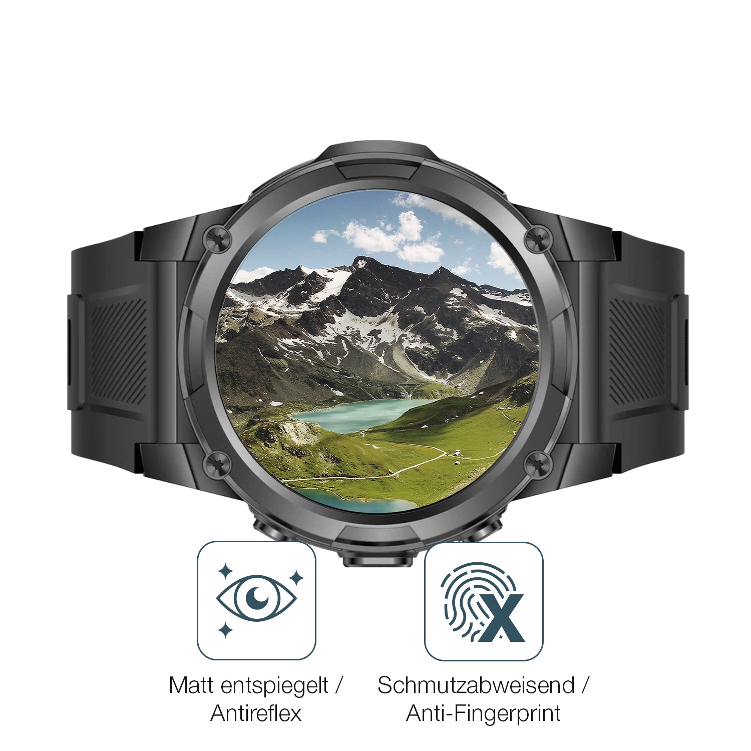 9H Hartbeschichtete, flexible Folie passend zugeschnitten für Gard Pro Ultra 3