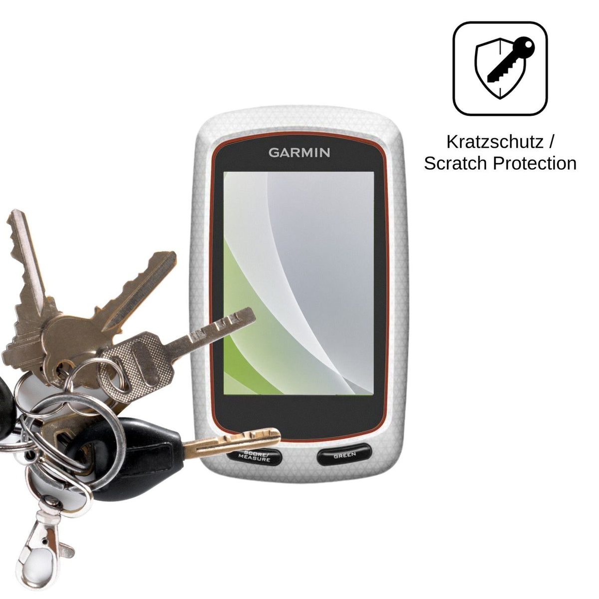 2x Schutzfolie matt für Garmin Approach G7 Display-Schutzfolie