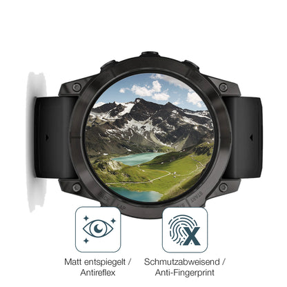 9H Hartbeschichtete, flexible Folie passend zugeschnitten für Garmin Epix Pro Gen 2 51mm