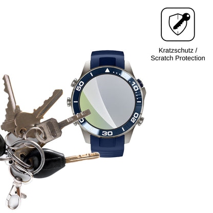 6x Schutzfolie matt für Garmin MARQ Diver Display-Schutzfolie