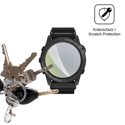 6x Schutzfolie matt für Garmin tactix 7 Pro Ballistics Edition Display-Schutzfolie
