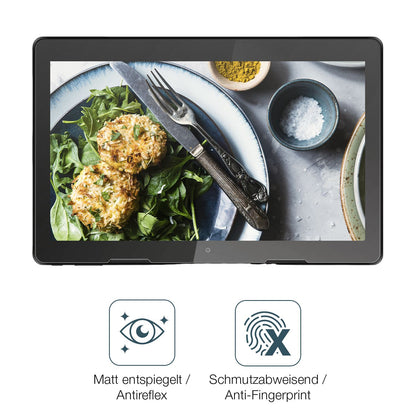 9H Hartbeschichtete, flexible Folie passend zugeschnitten für Hannspree Pad 13.3 Zoll Zeus 3