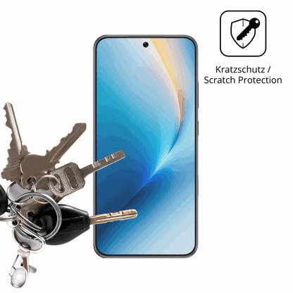 Schutz gegen Kratzer auf dem Honor Win Glas durch Schl�ssel oder �hnliches