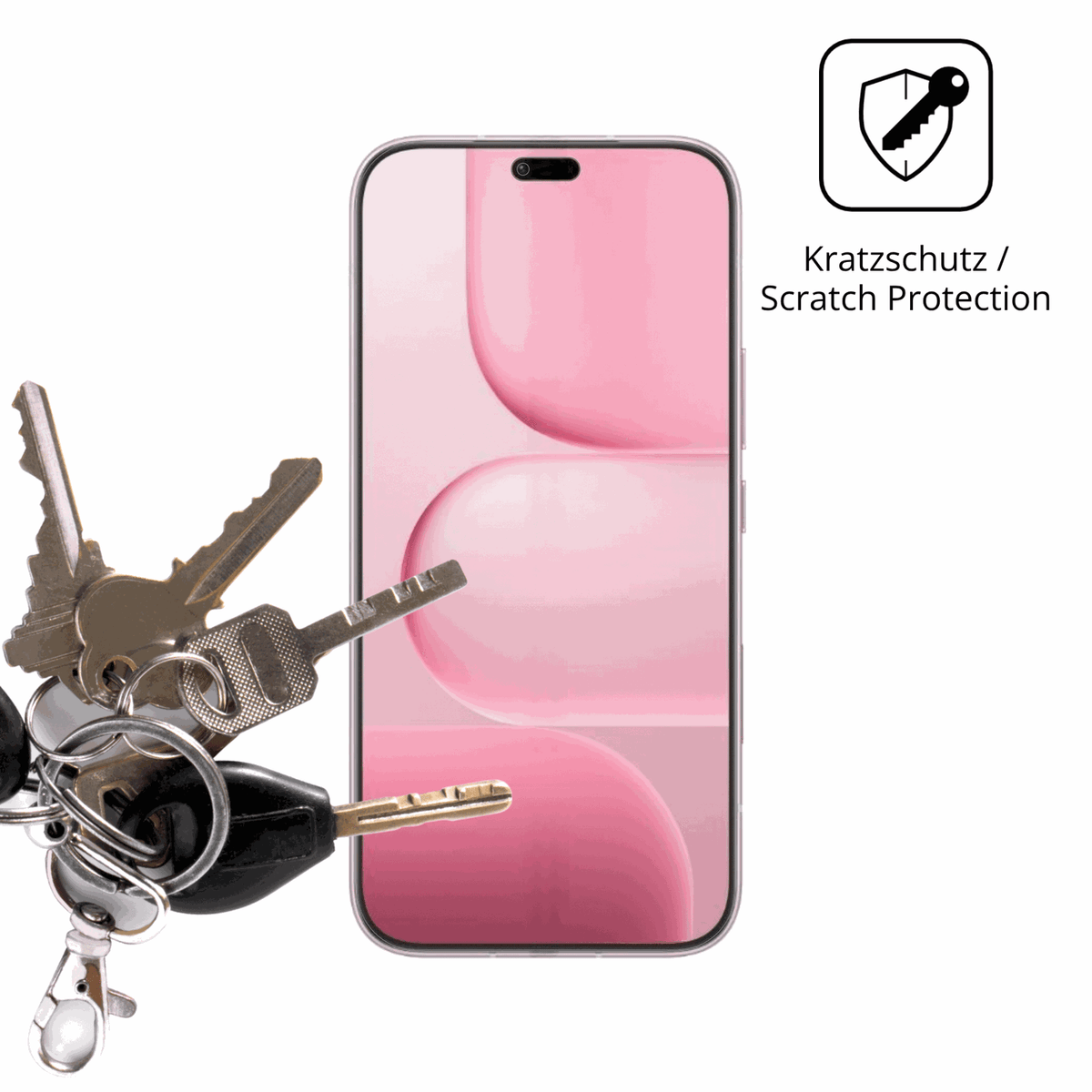 Schutz gegen Kratzer auf dem Honor X80i Glas durch Schlüssel oder Ähnliches