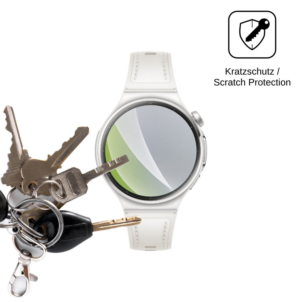 6x Schutzfolie matt für Huawei Watch 6 42mm Display-Schutzfolie