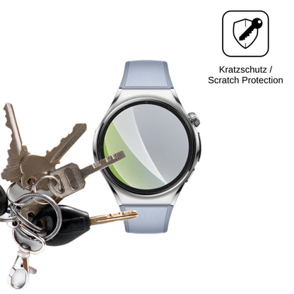 6x Schutzfolie matt für Huawei Watch 6 46 mm Display-Schutzfolie