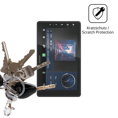 Schutz gegen Kratzer auf dem Kenwood DMX-F920DS Glas durch Schlüssel oder Ähnliches