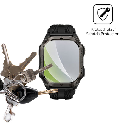 Schutz gegen Kratzer auf dem KOSPET Tank Pulse 2 Glas durch Schlüssel oder Ähnliches