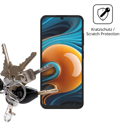 Schutz gegen Kratzer auf dem Lava Yuva Smart 3 Glas durch Schlüssel oder Ähnliches
