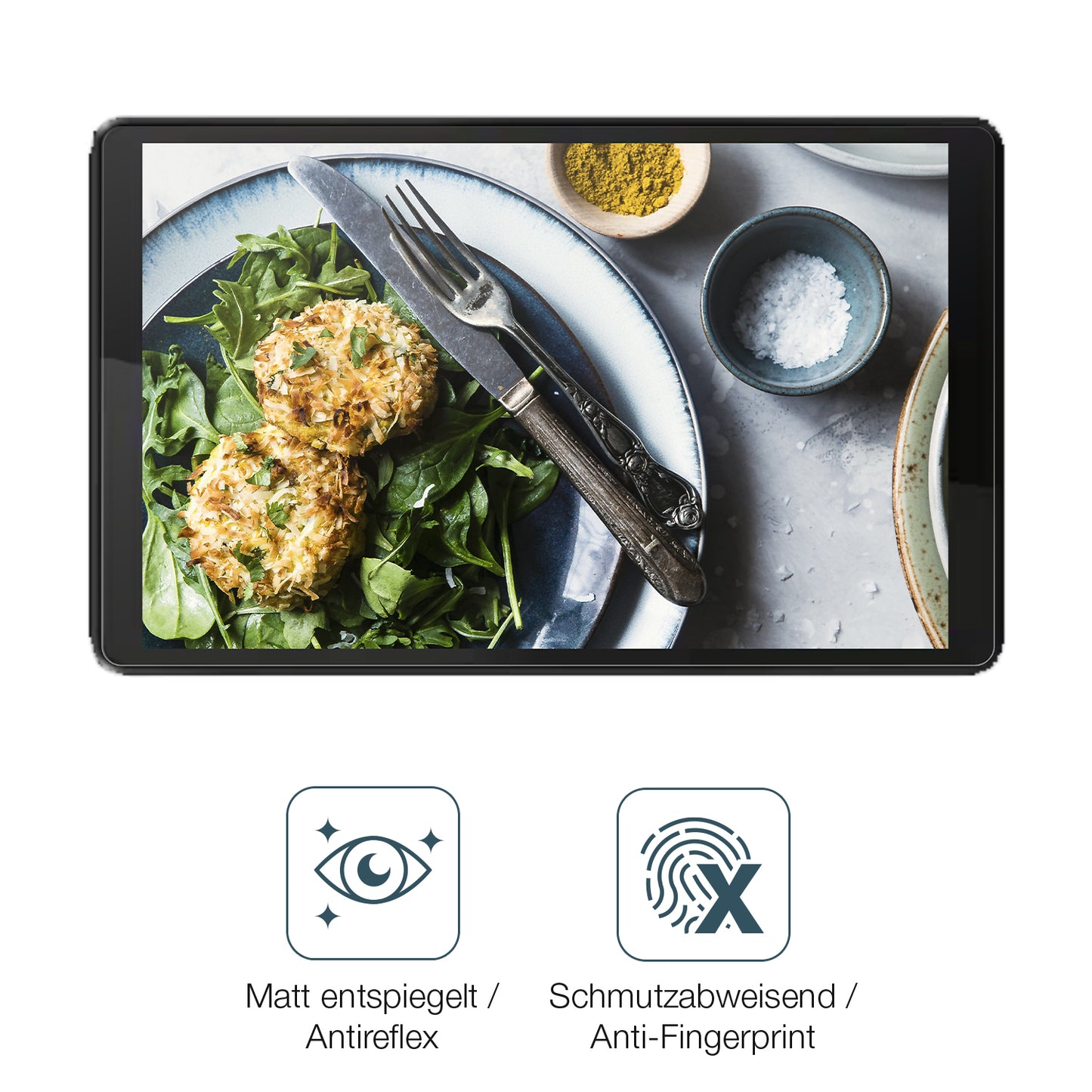 9H Hartbeschichtete, flexible Folie passend zugeschnitten für Lenovo Tab M8 Gen 3