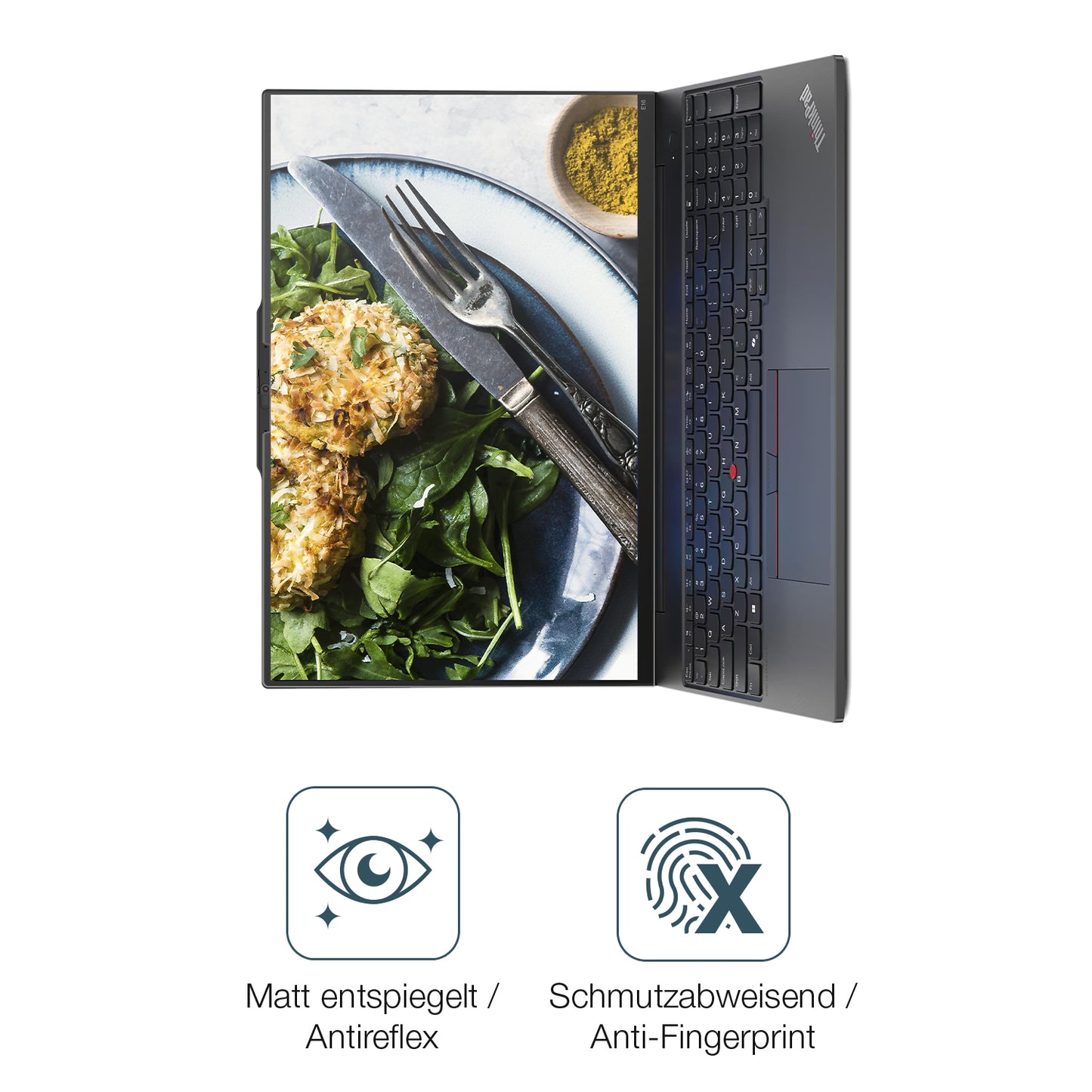 9H Hartbeschichtete, flexible Folie passend zugeschnitten für Lenovo Thinkpad E16 Gen 2